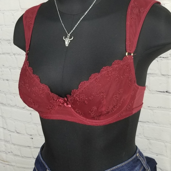 BLUSH- Burgundy bra| 34 C - Picture 3 of 13